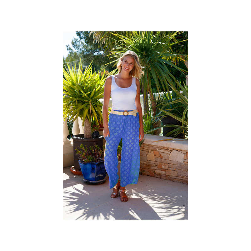 PANTALON FLUIDE CEINTURE