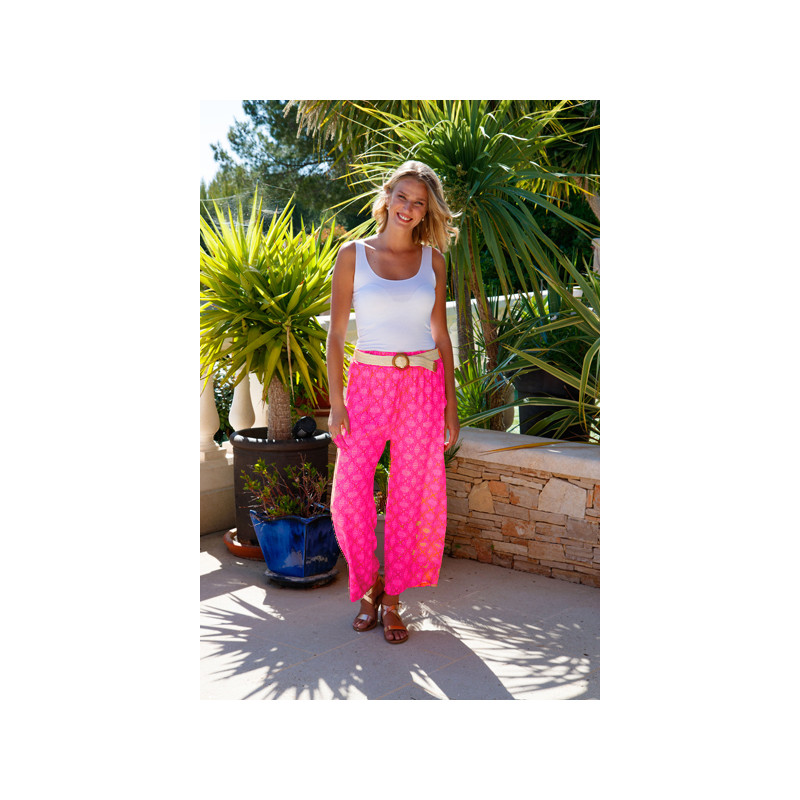 PANTALON FLUIDE CEINTURE