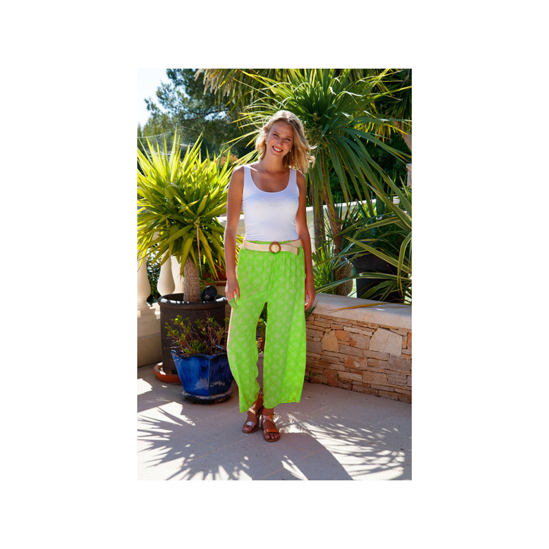 PANTALON FLUIDE CEINTURE