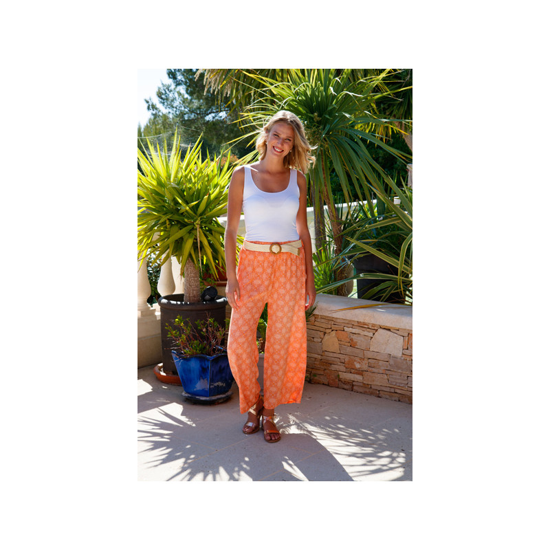 PANTALON FLUIDE CEINTURE